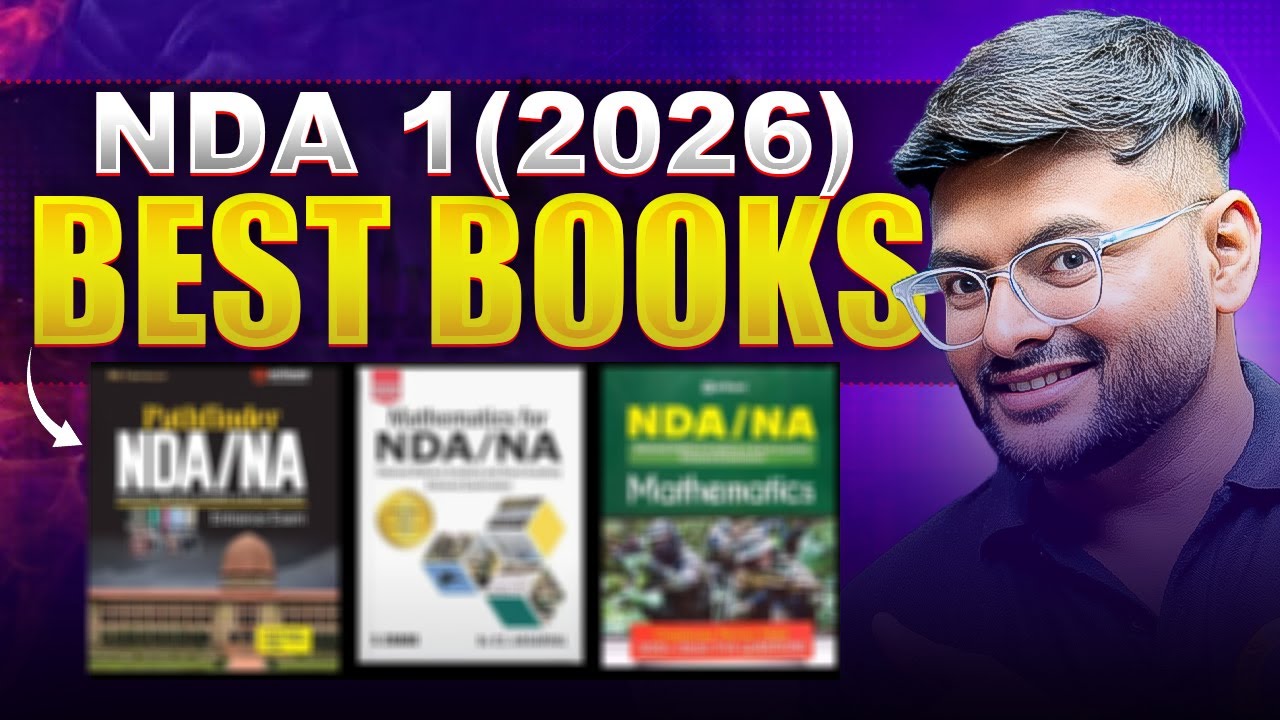 Best Books For NDA Maths I Important Video For NDA I Best Books For NDA 1,2026 BY Ashish Sir