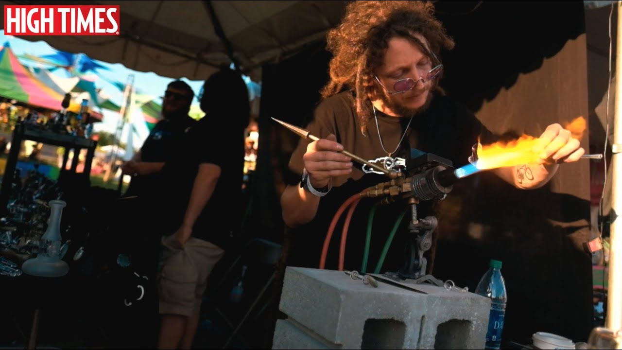 Experience Live Glassblowing at the Cannabis Cup