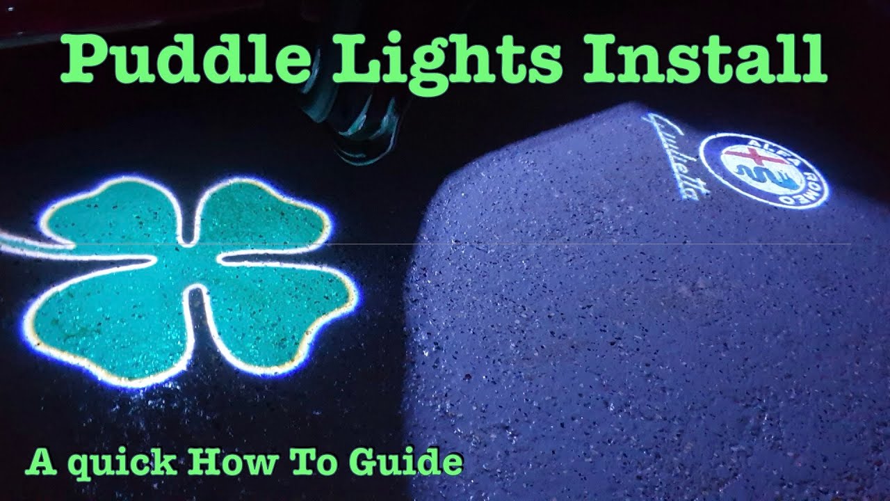 LED Projector puddle lights - How To - install guide on my Alfa Romeo Giulietta QV Cloverleaf