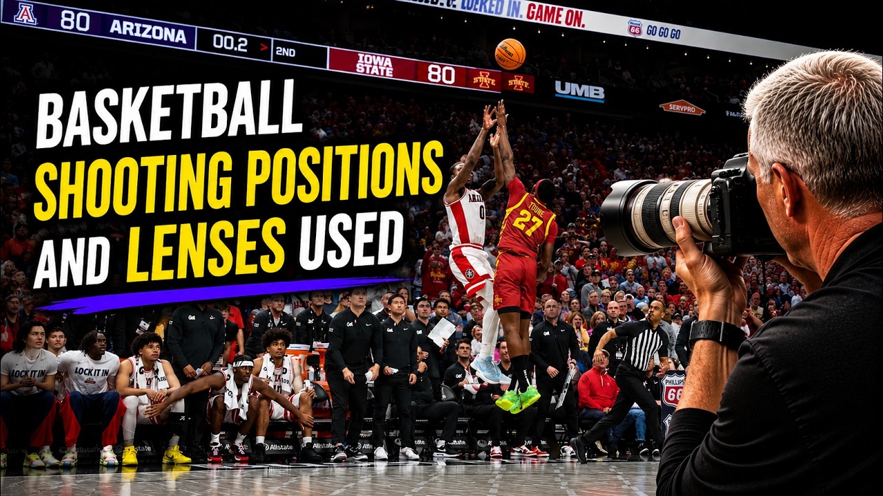 Basketball - Shooting Positions and Lenses Used
