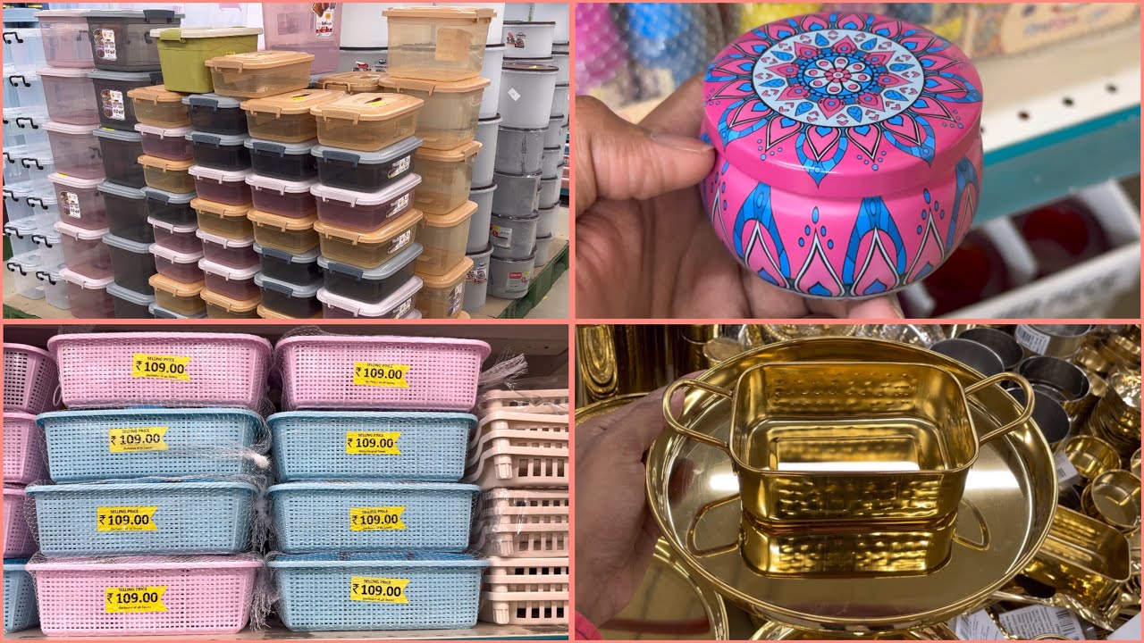 DMart Offers Today 🔥 Cheap & Useful Kitchen Organisers, Spice Racks  😍 80% OFF Basket Kitchen Items