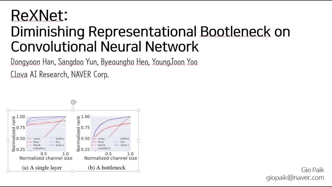 ReXNet: Diminishing Representational Bottleneck on CNNs [Paper Review]