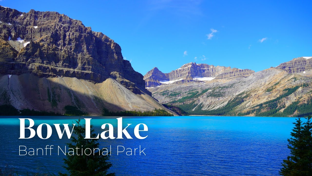 Bow Lake Banff National Park, SONY a6400 18-135 Weebill S, Crane M2 GoPro, Cinematic Nature Walk 4K