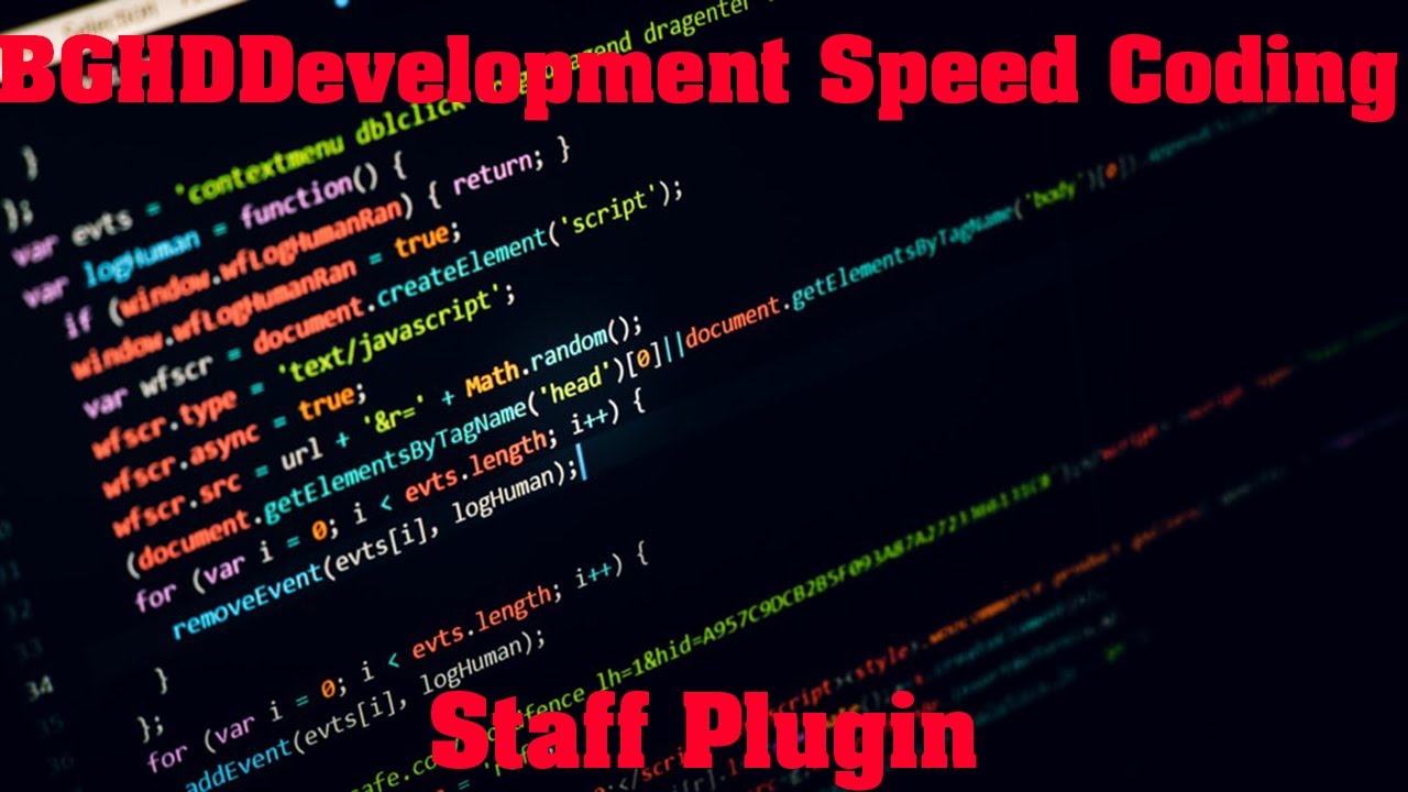BasicStaffUtil - Speed Coding (D0tJar)