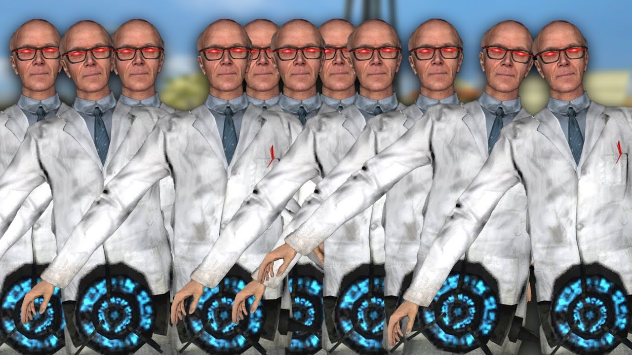100 БОТОВ В GARRY'S MOD