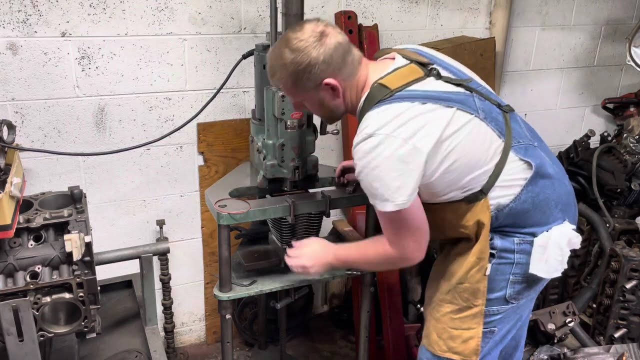 Engine Machining! Boring a Harley Cylinder