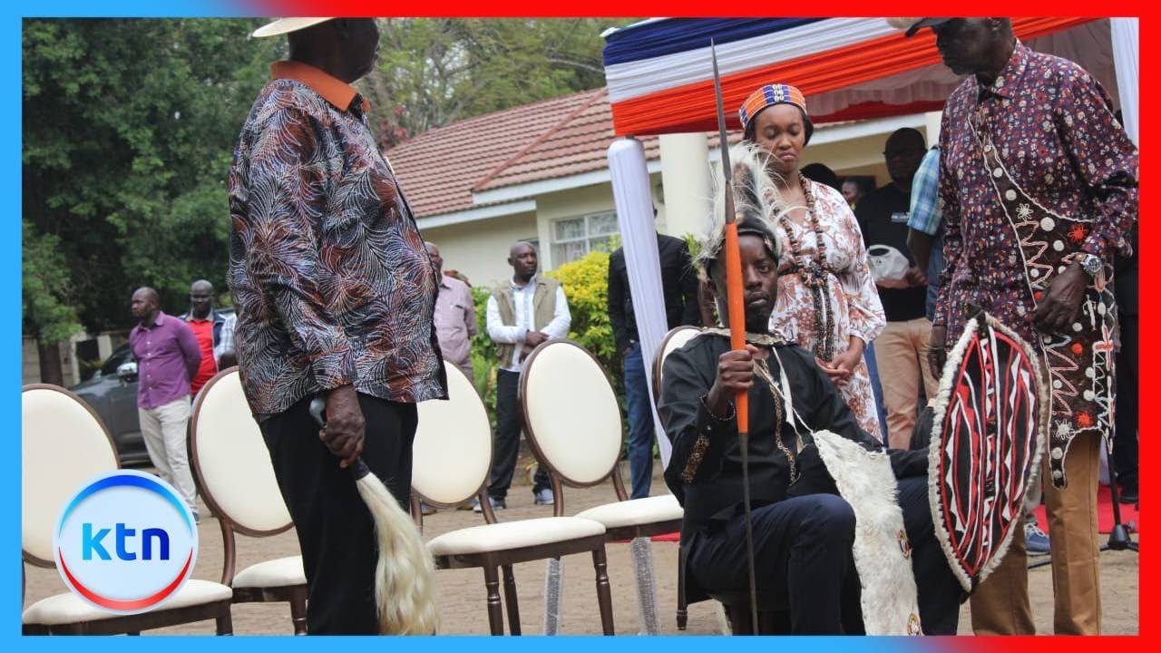 Raila Junior installed as new head of the Odinga family