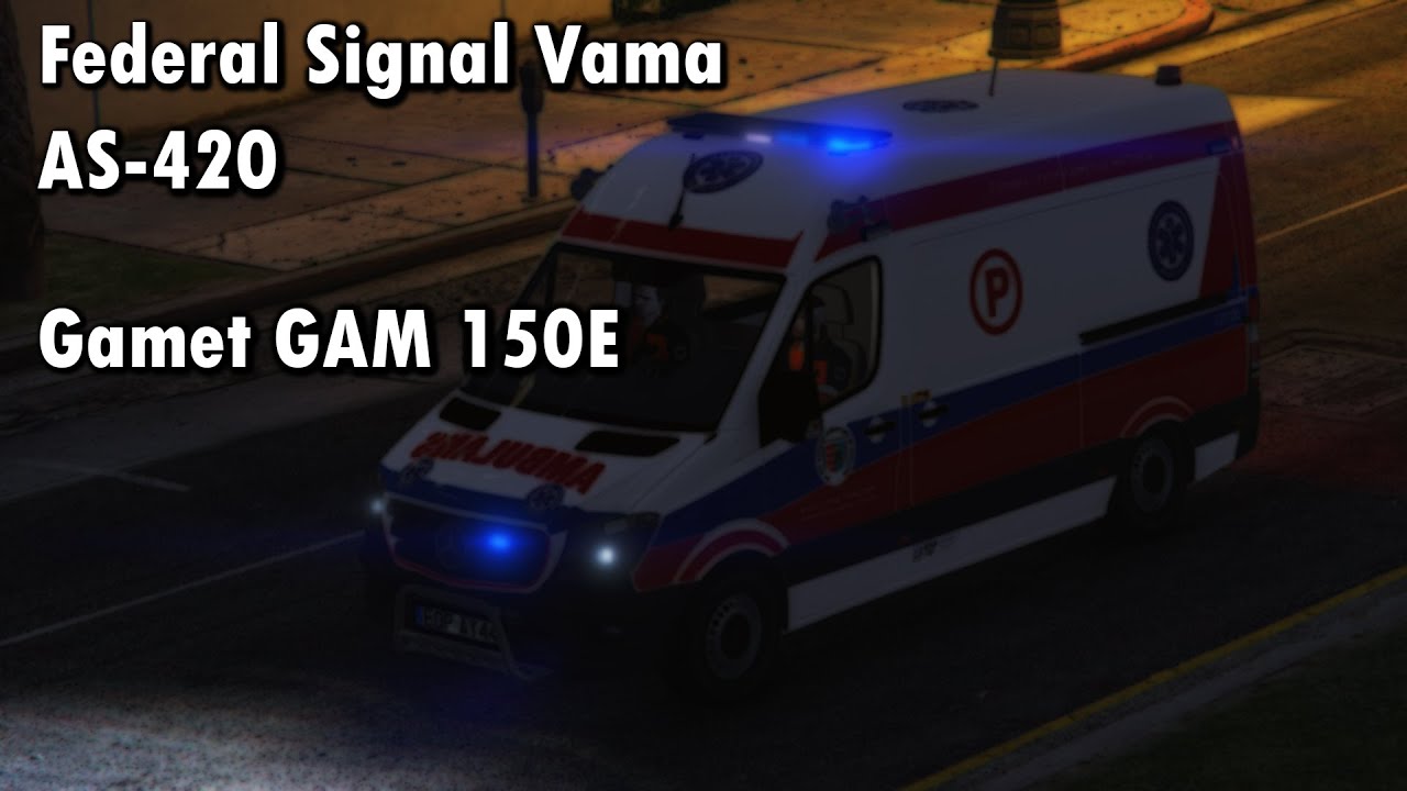 Syreny FSV AS-420 i Gamet GAM 150E - prezentacja