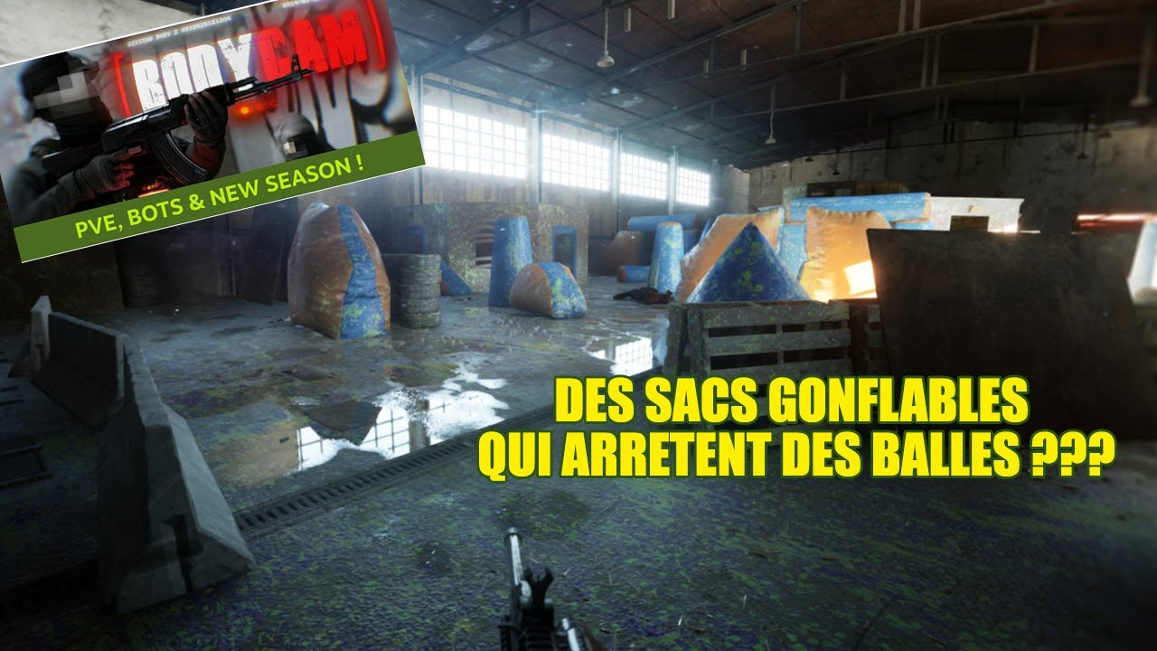 BODYCAM update 0.1.3.4 - Terrain de paintball et des bots #bodycam #benzevo