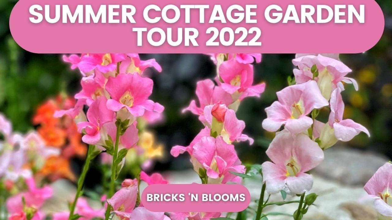 SUMMER COTTAGE GARDEN TOUR 2022 // Snapdragons // Zone 6 Gardening // Bricks ’n Blooms