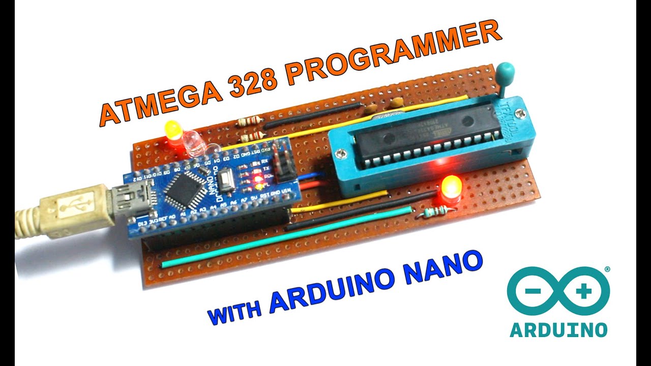 ATMEGA 328 Programmer with Arduino Nano