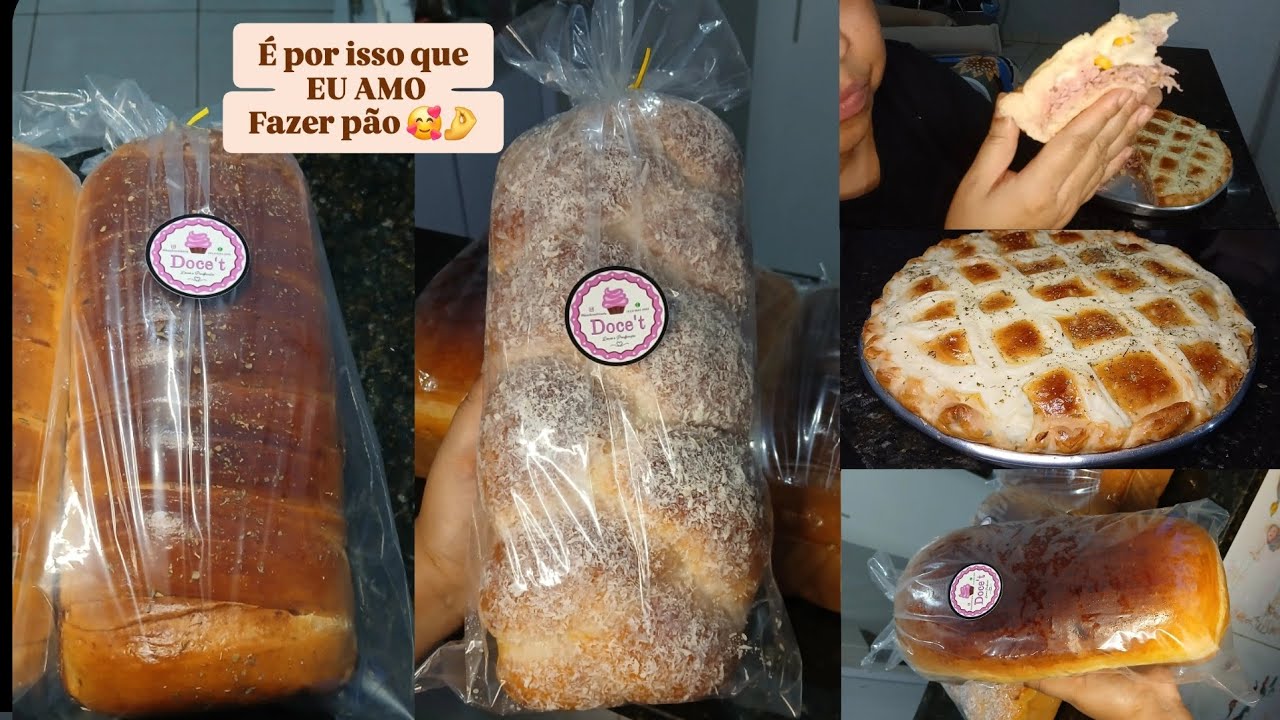 Encomenda de pães + Pizza fechada. A melhor massa do MUNDO!!!