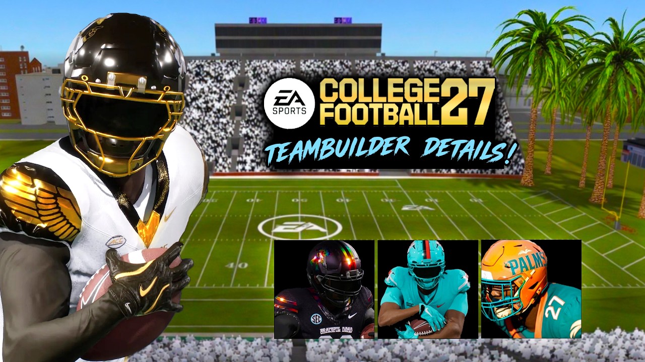 TEAMBUILDER в College Football 27! Новые функции! Все, что нужно знать!