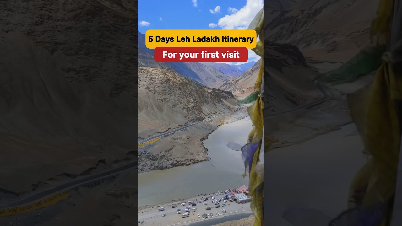 5 days leh Ladakh itinerary. #lehladakhtrip #leh #ladakh