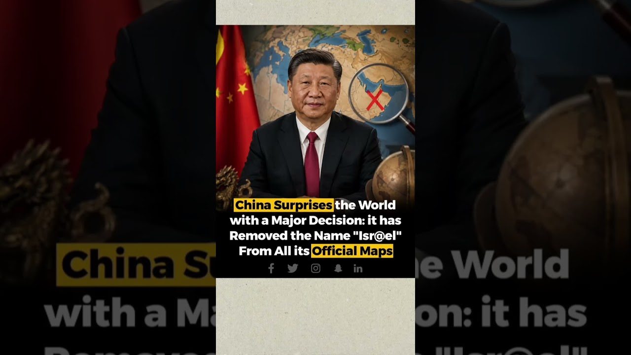 China Removes &ldquo;Israel&rdquo; From Official Maps? Major Claim Explained