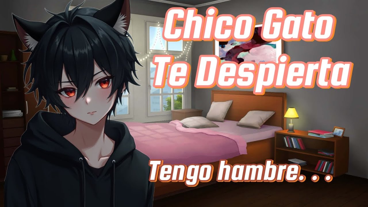 ASMR Roleplay Chico Gato te Despierta Sorprendiéndote 🐱💕