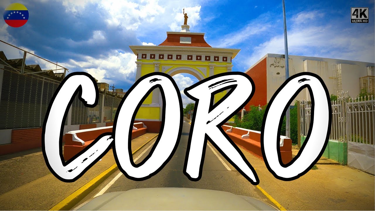 ¡CORO COLONIAL!  Driving Tour en el Casco Histórico de Coro. Parte 2.  Venezuela en 4K