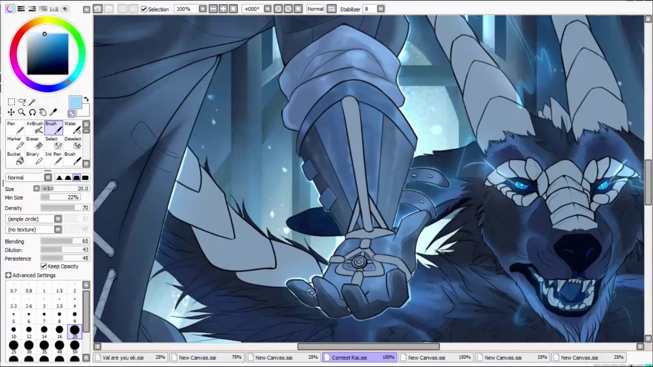 Contest - Axel and Raiden Speedpaint [Re-upload]