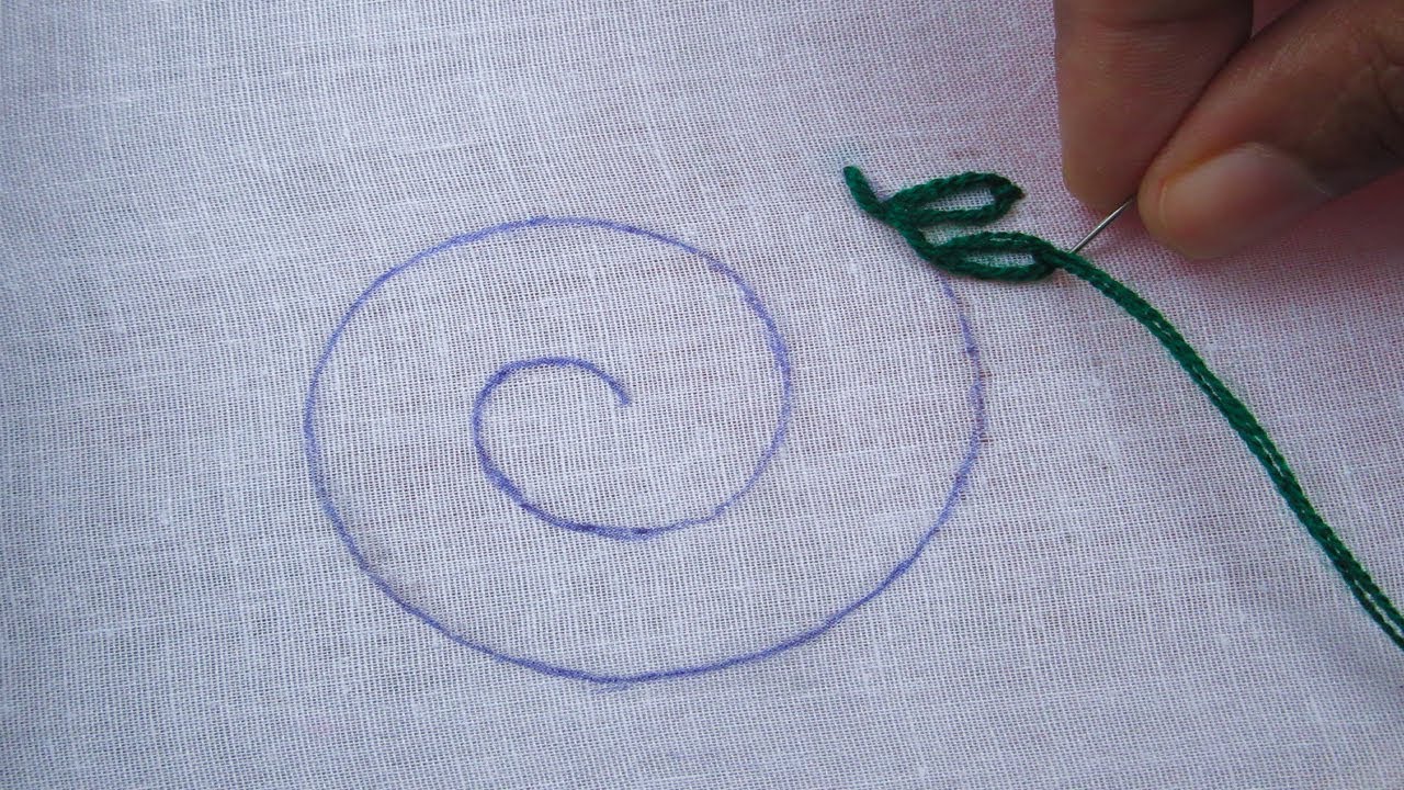 Hand Embroidery,Lazy Daisy Stitch and Lazy Daisy Stitch,Easy Flower Stitch,Crafts & Embroidery