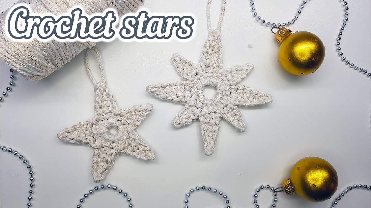 Easy Christmas decoration idea || How to crochet a STAR ⭐|| DIY Christmas decorations