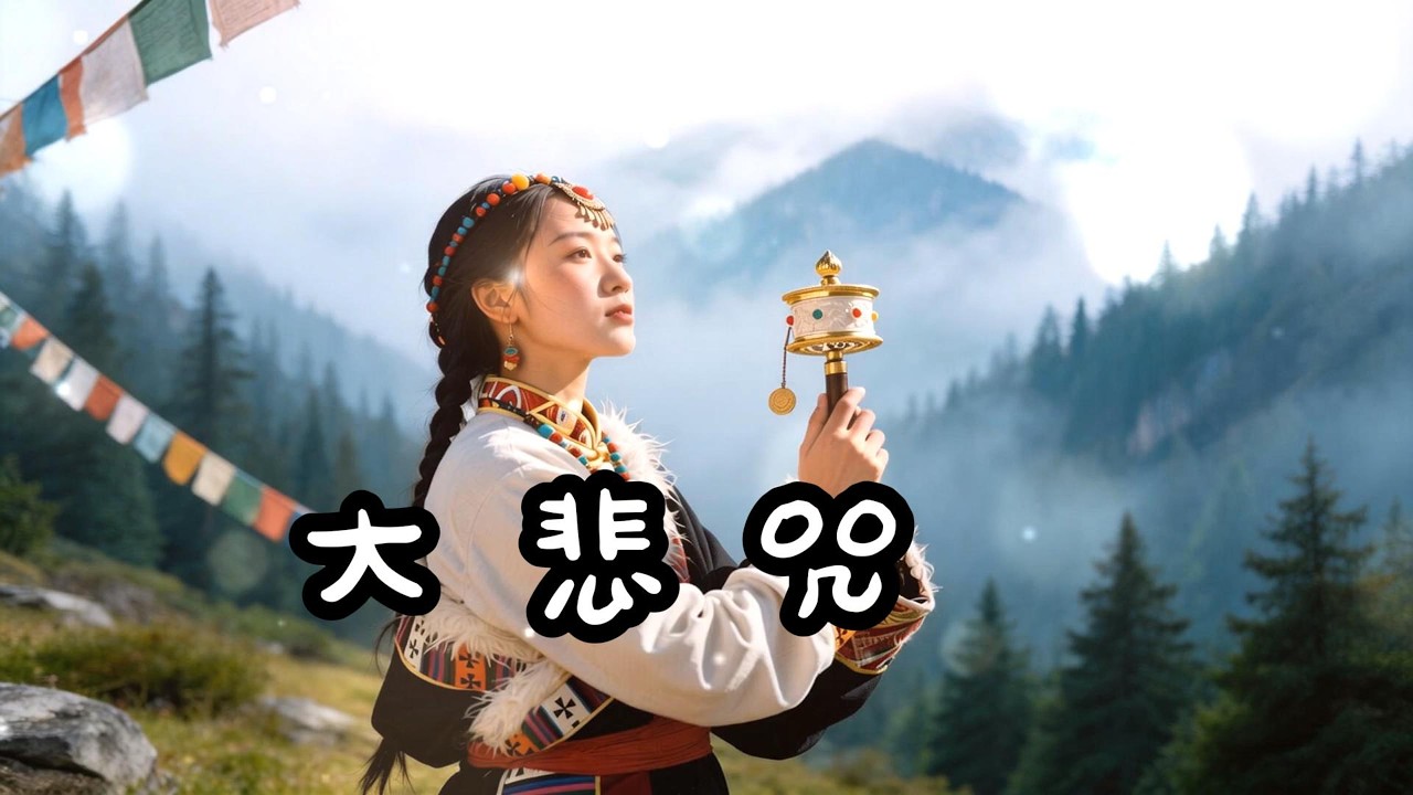 大悲咒 千手千眼咒 只要虔心聽聞，光明法音一聲，即時滅除罪業，遠離一切厄難，獲證清淨法身