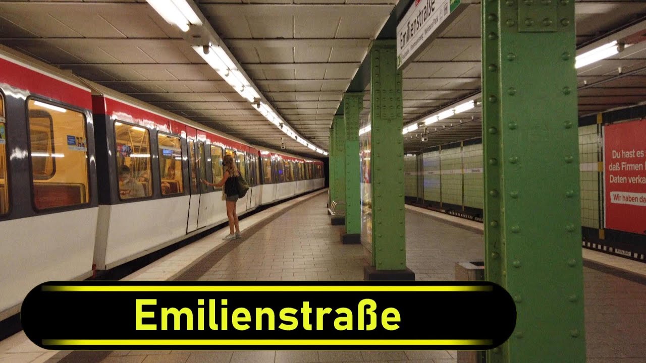 U-Bahn Station Emilienstraße - Hamburg 🇩🇪 - Walkthrough 🚶