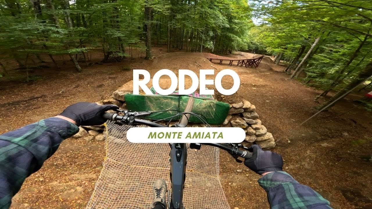 Rodeo Line ⚫️ BIG Jumpline Bikepark Monte Amiata Italy 🇮🇹 Review ganze Strecke Full Run POV RAW