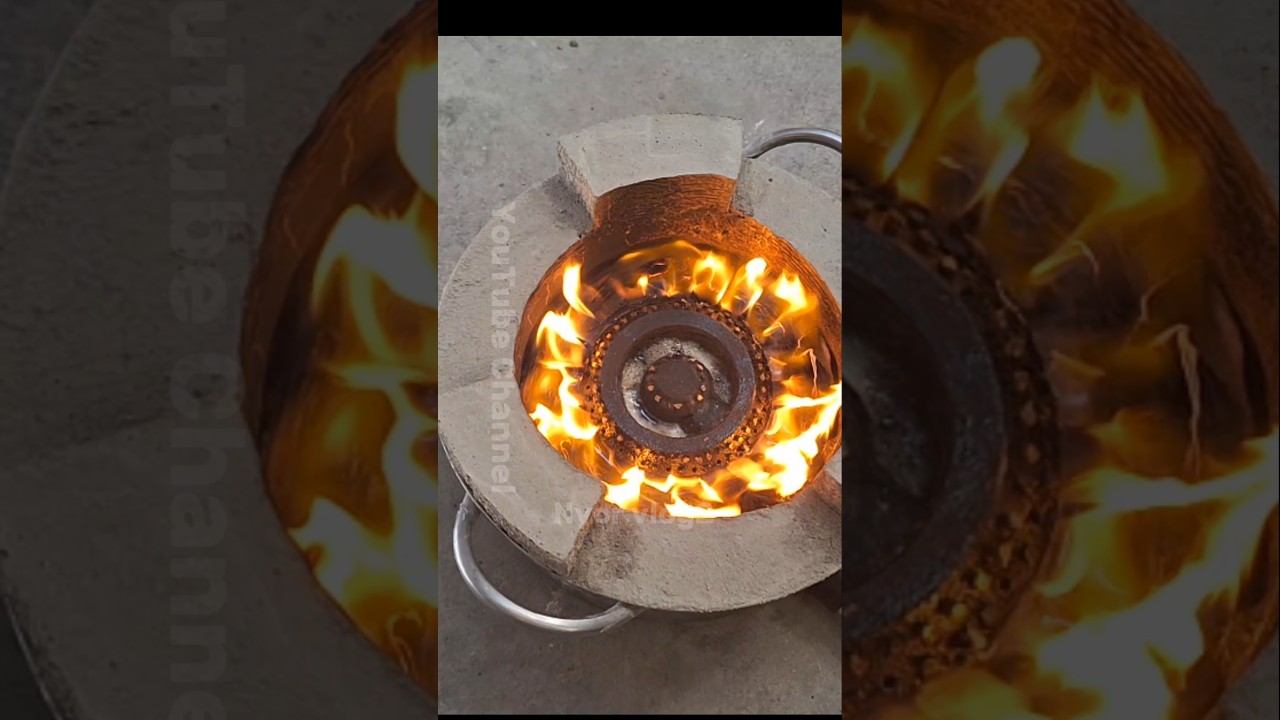Газовая горелка LPG переделана под масляную #komporolibekas #kalandeusedoil #nyorvlog23 #shortvideo