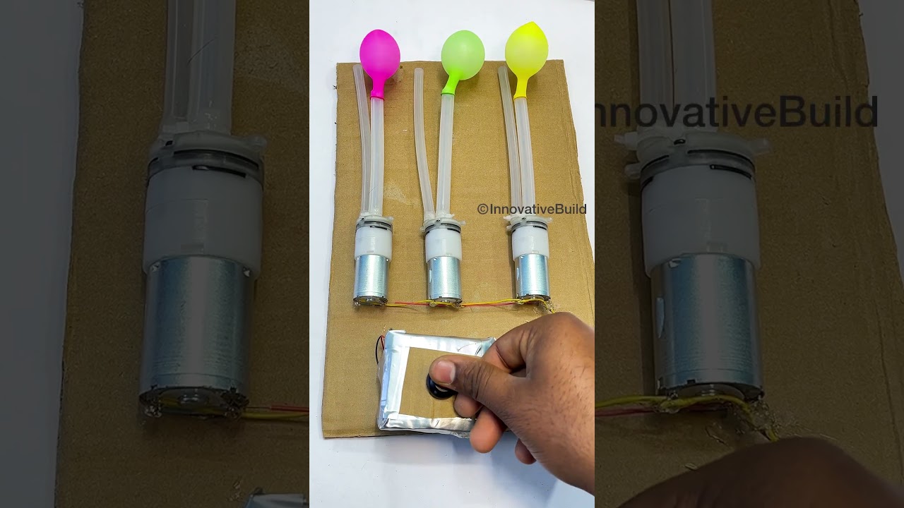 🎈 Mini powerful air compressor &bull; dc motor project | new experiment #dcmotor