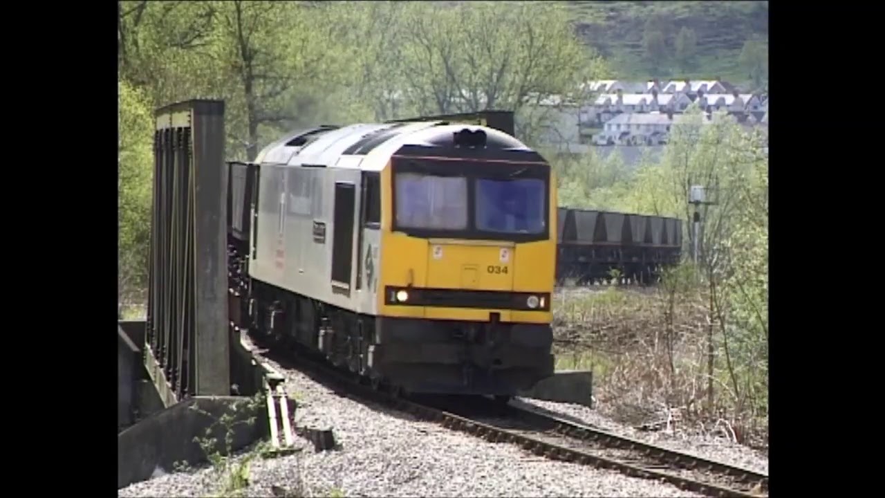 Semaphores and Class Sixties from Radyr to Hirwaun in 1998