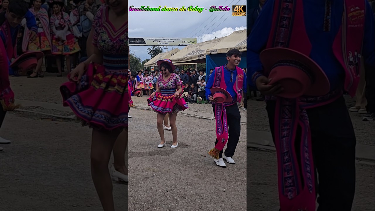 Danza SALAY BOLIVIANO. Valet Salay Bolivia Filial Huancayo. Presentación en Chimpamarca (VIDEO 4K)