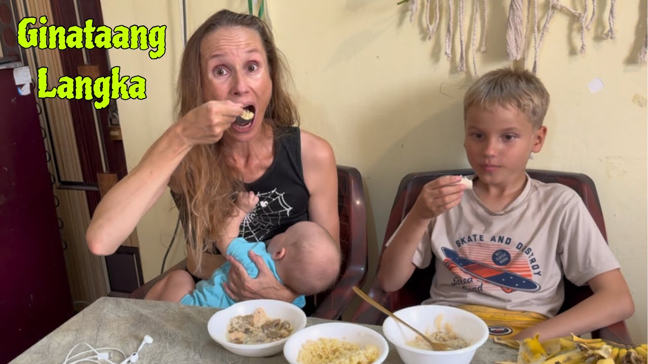 My Son Found Unripe Jackfruit and I cooked GINATAANG LANGKA!