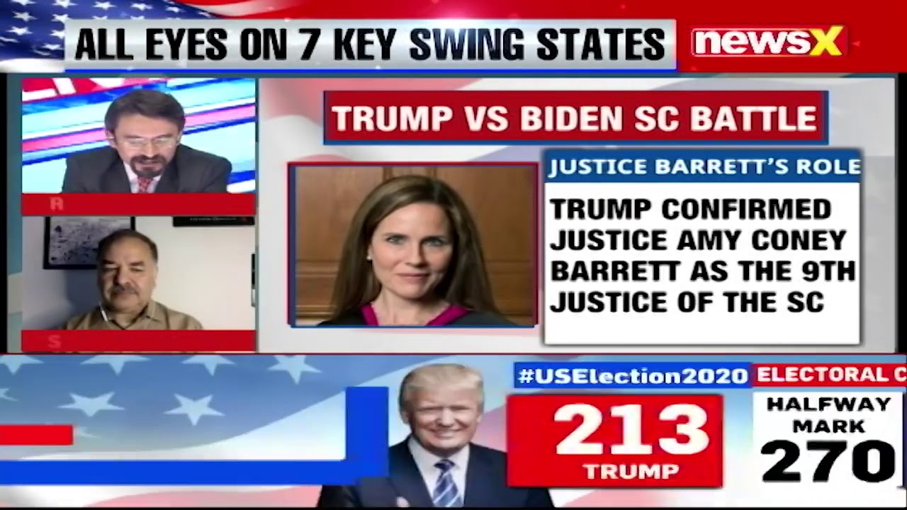 Sumit Peer, Debate :Trump Vs Biden SC Battle - Constitutional Crisis Set in US - NewsX