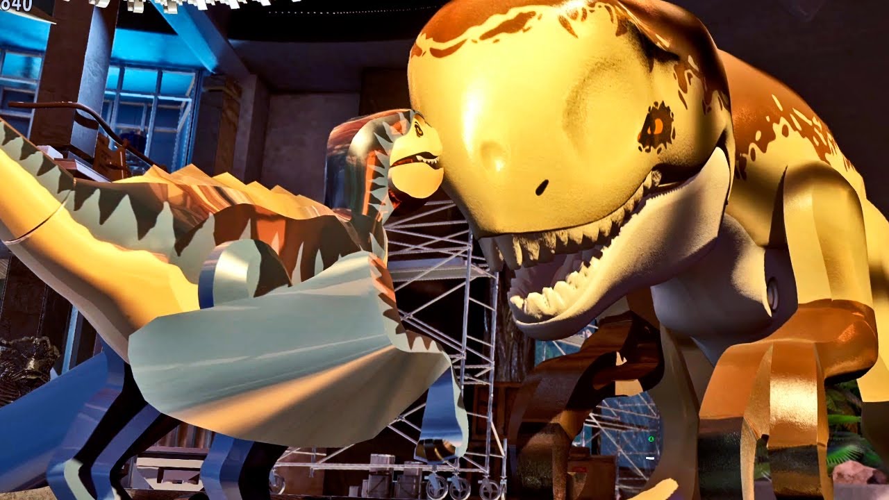 MUTADON VS DISTORTUS REX no LEGO Jurassic World