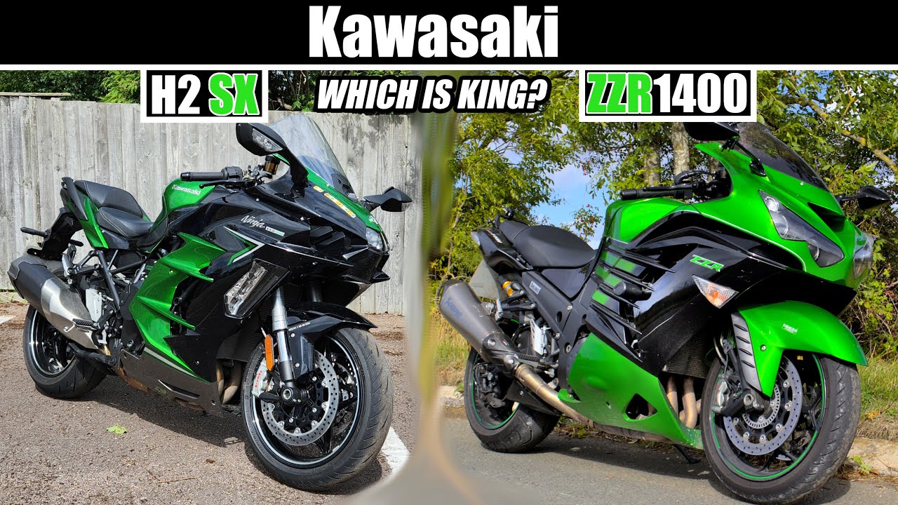 Сравнение ходовых качеств | Kawasaki H2 SX против ZZR1400 / ZX-14R | Какой спорт-турист лучше?