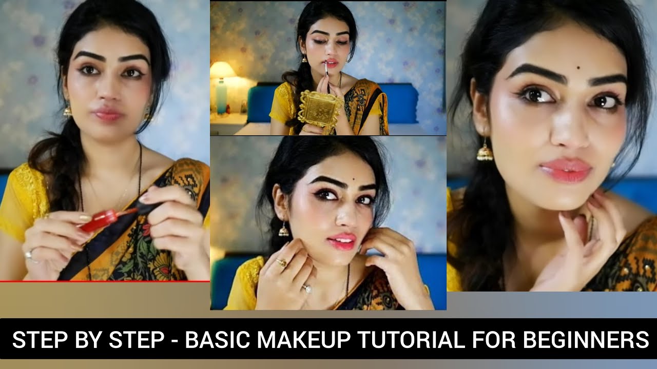 STEP BY STEP-BASIC MAKEUP TUTORIAL FOR BEGINNERS