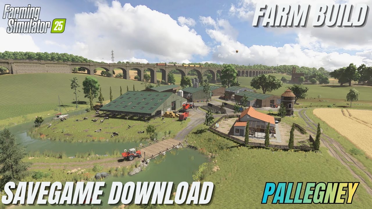 | Savegame Download | Pallegney V1.2.0.2 | FS25 | PC |