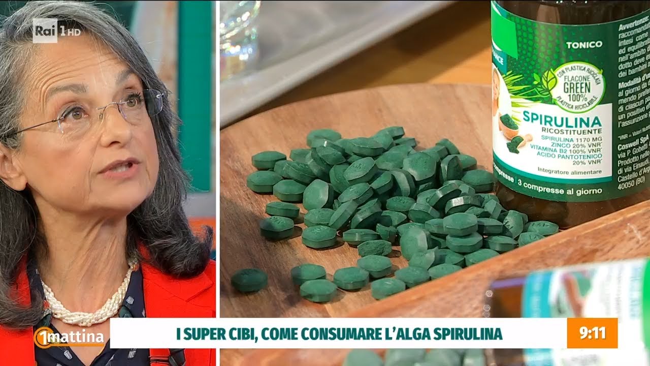 I super cibi: l'alga spirulina - Unomattina 15/10/2024