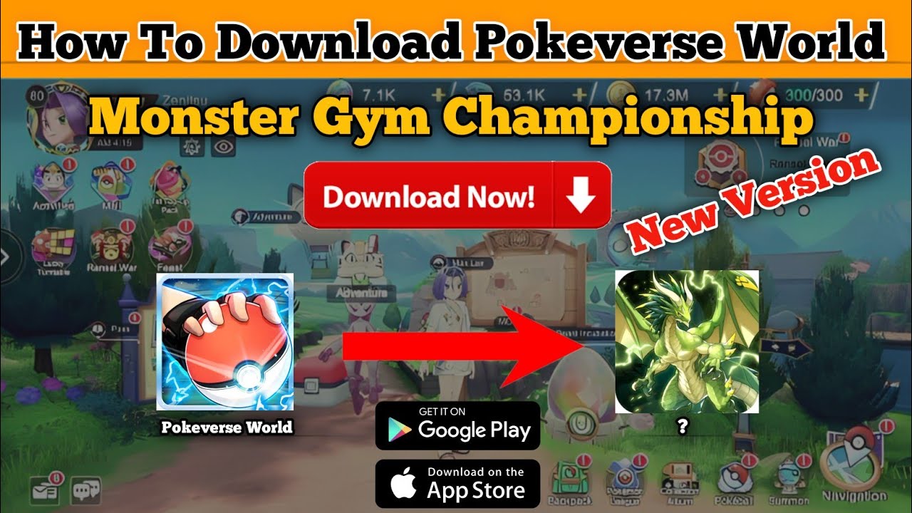 How To Download And Start Monster Gym Championship Game (Pokeverse World) New Version | HM RUSHER