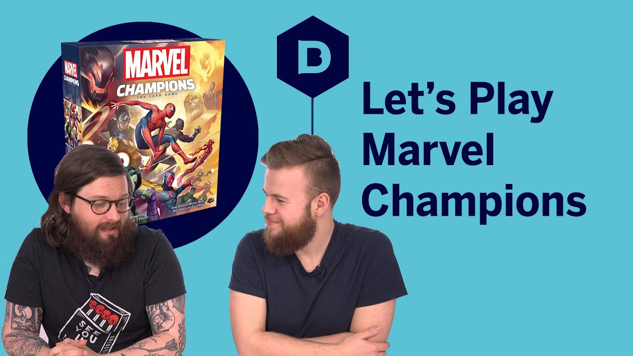 Marvel Champions board game playthrough - Let's Play Marvel Champions: The Card Game