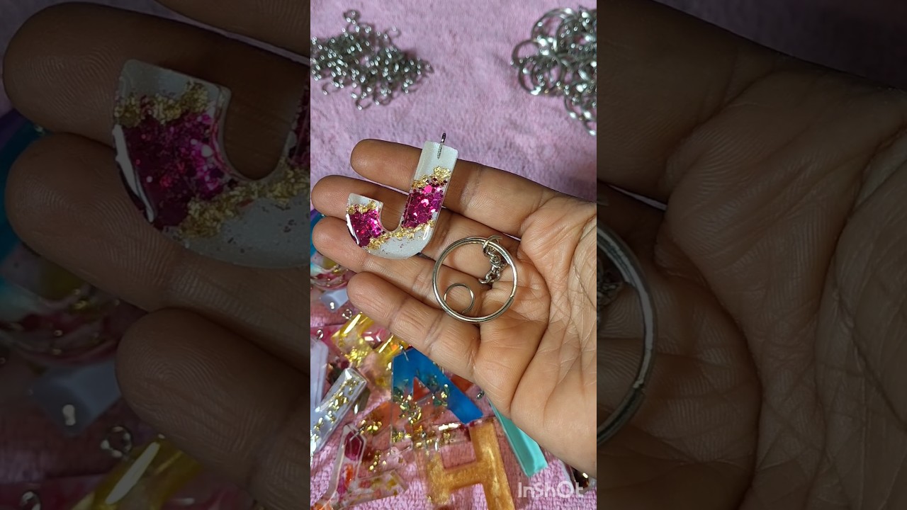 ❤️✨fixing the resin keychain to jumprings❤️resin craft