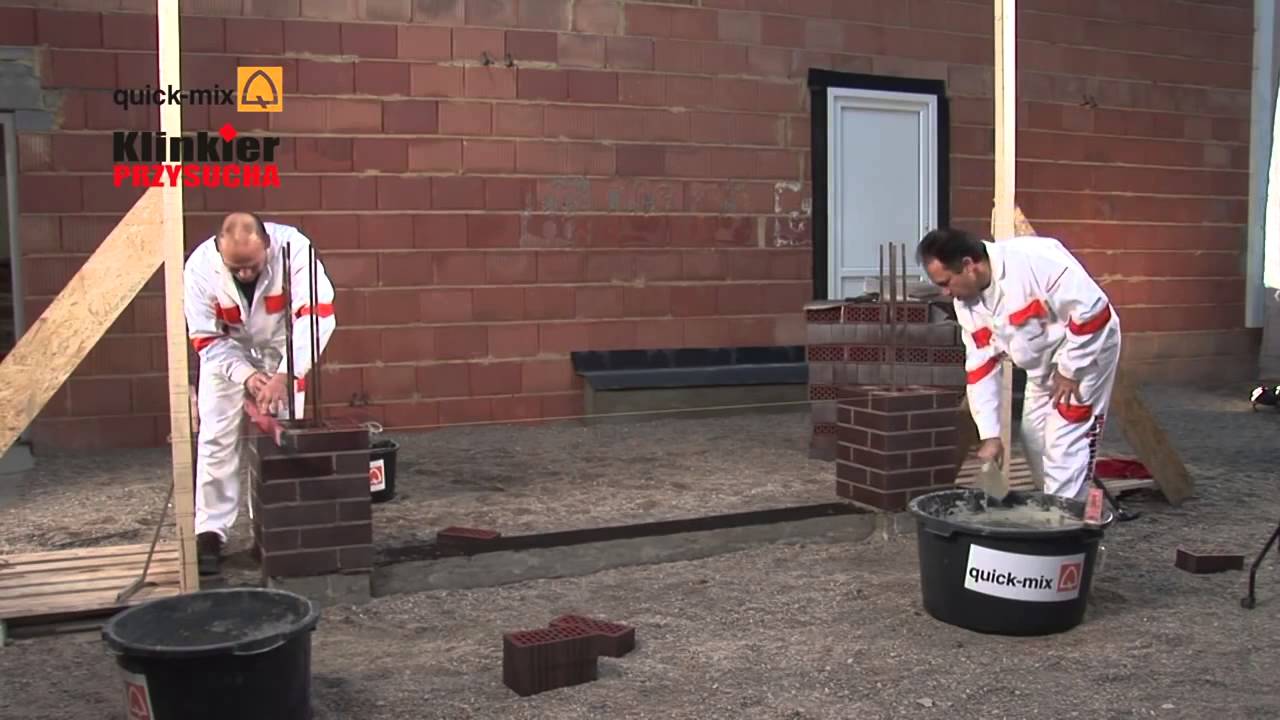 Murowanie ogrodzeń klinkierowych   Klinkier Przysucha   Akademia Klinkieru