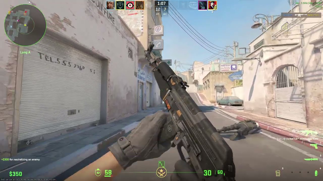 Rei Tenji - Wallbang 4 Kills on Dust 2