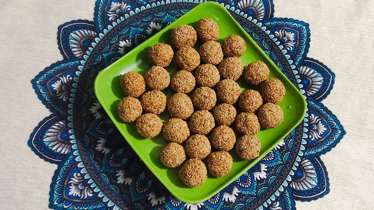 Til Gud Laddu Recipe 🙏 तिल गुड़ लड्डू 🌹आसानी से टूटने वाले स्वादिष्ट लड्डू 👆मकर संक्रांति स्पेशल 🌹🙏