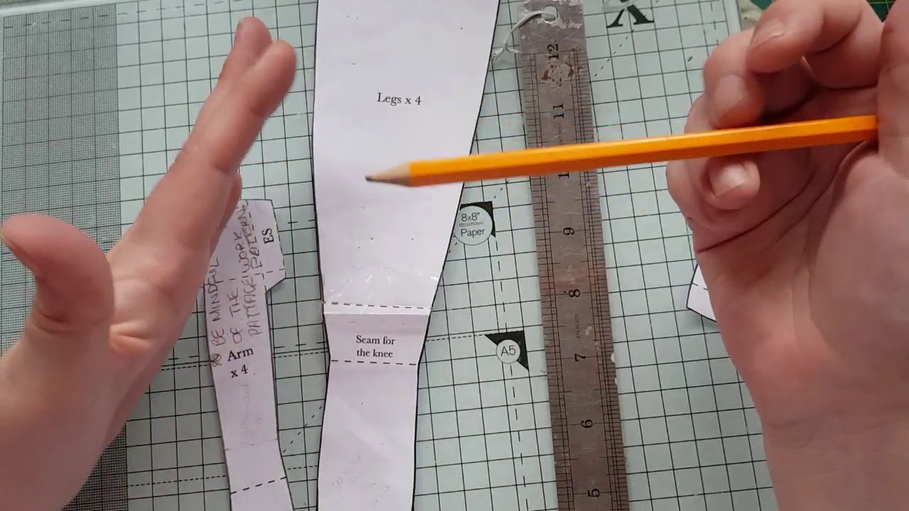 Step by step guide on how to make a tilda doll step 1