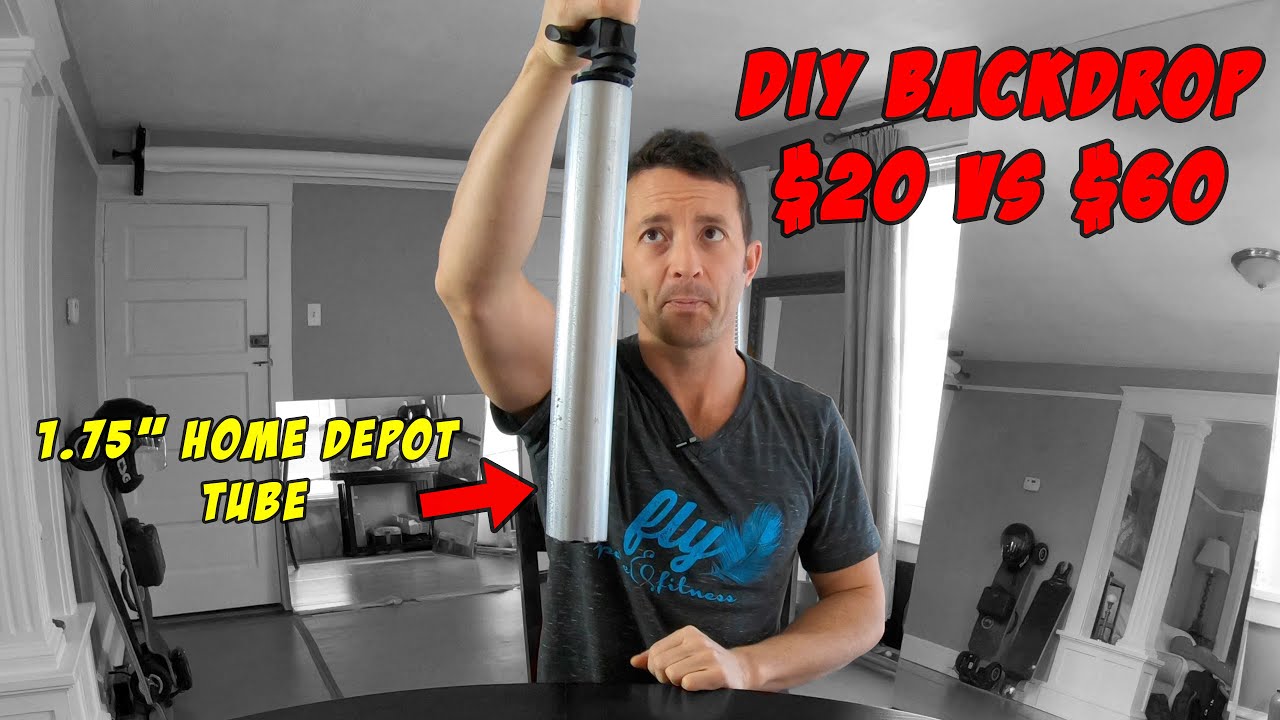 SOLVED: DIY Backdrop using Home Depot Tubing! The $20 solution!