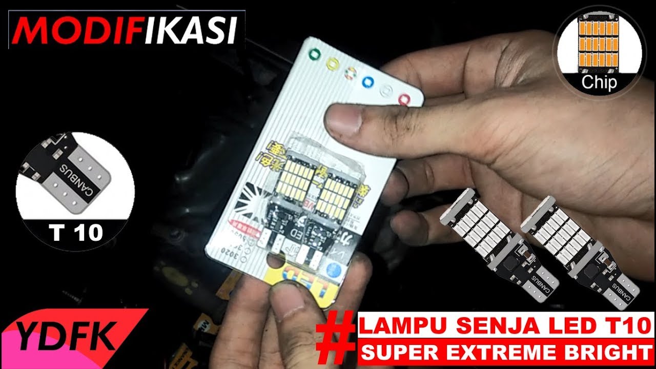 Lampu Senja T10 LED Super Extreme Bright | Silau Gak ya?? | Toyota Yaris Trd Sportivo