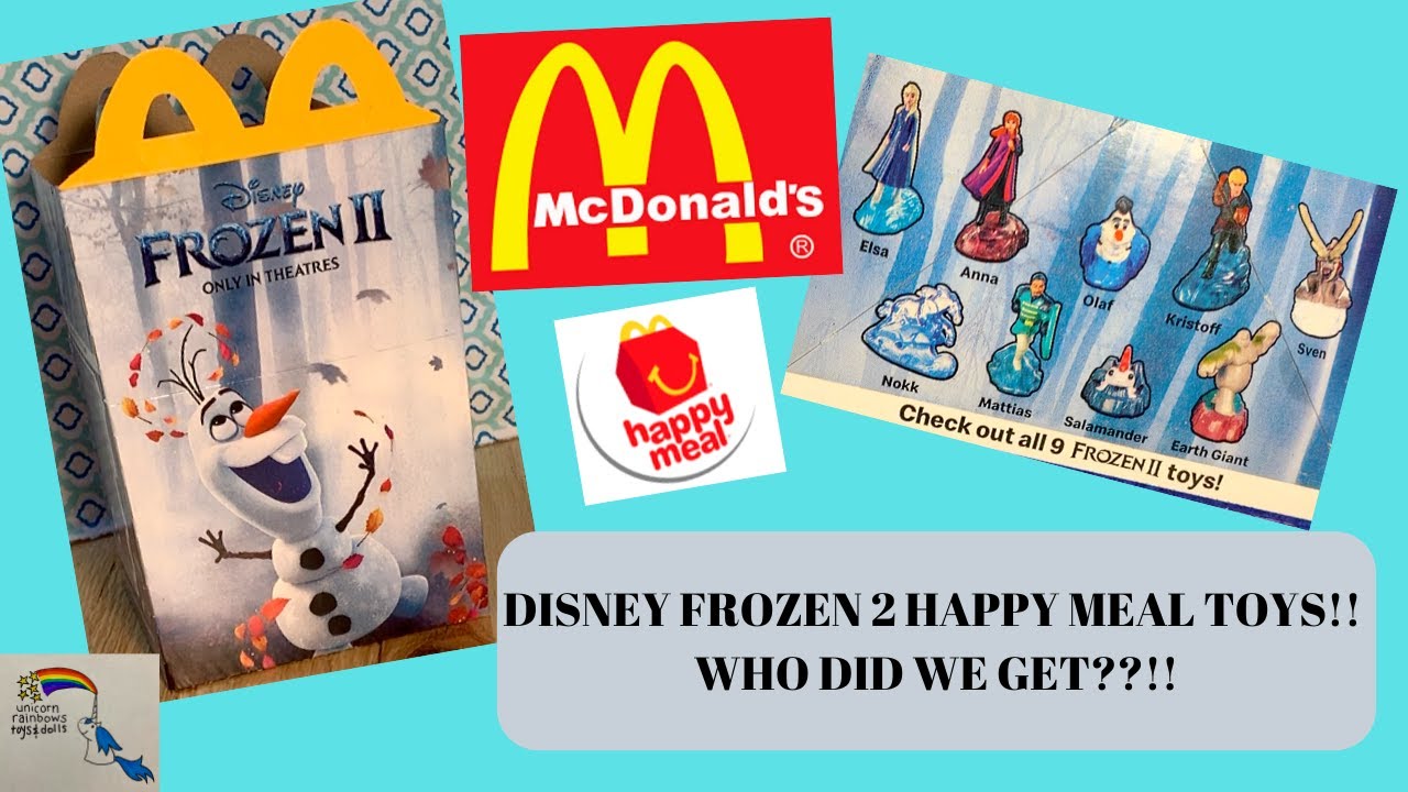 Disney Frozen 2 McDonald's Happy Meal Toys! Who did we get?!