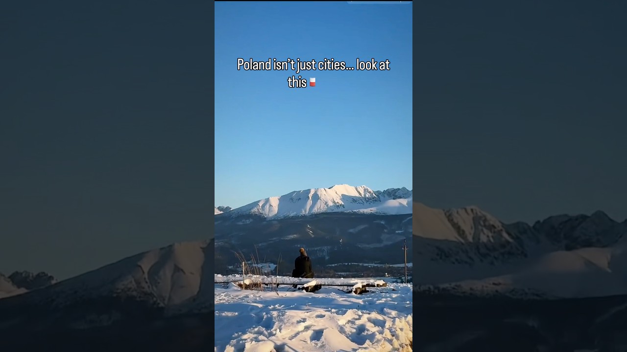 Poland isn&rsquo;t just cities&hellip; look at this 🇵🇱🏔️ #poland #asthetic #zakopane #tatry #mountains #fyp