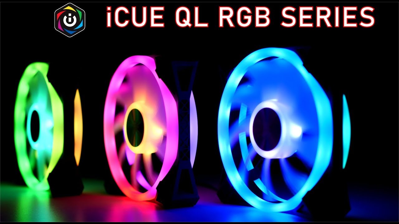 Corsair QL120 RGB - Lighting Demo